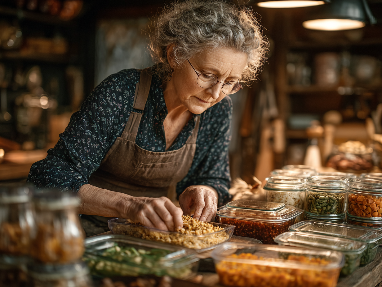 Família feliz partilhando refeição saudável